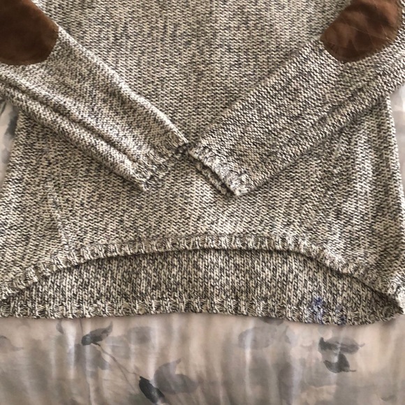 Cozy marled sweater with elbow patches - Picture 2 of 4